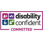 Disability Confident Committed logo representing ABTA working practices and culture