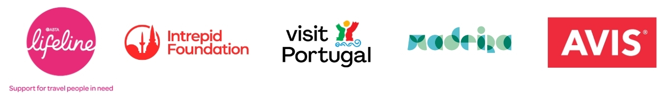 ABTA LifeLine, Intrepid Foundation, Visit Portugal, Madeira, Avis logos
